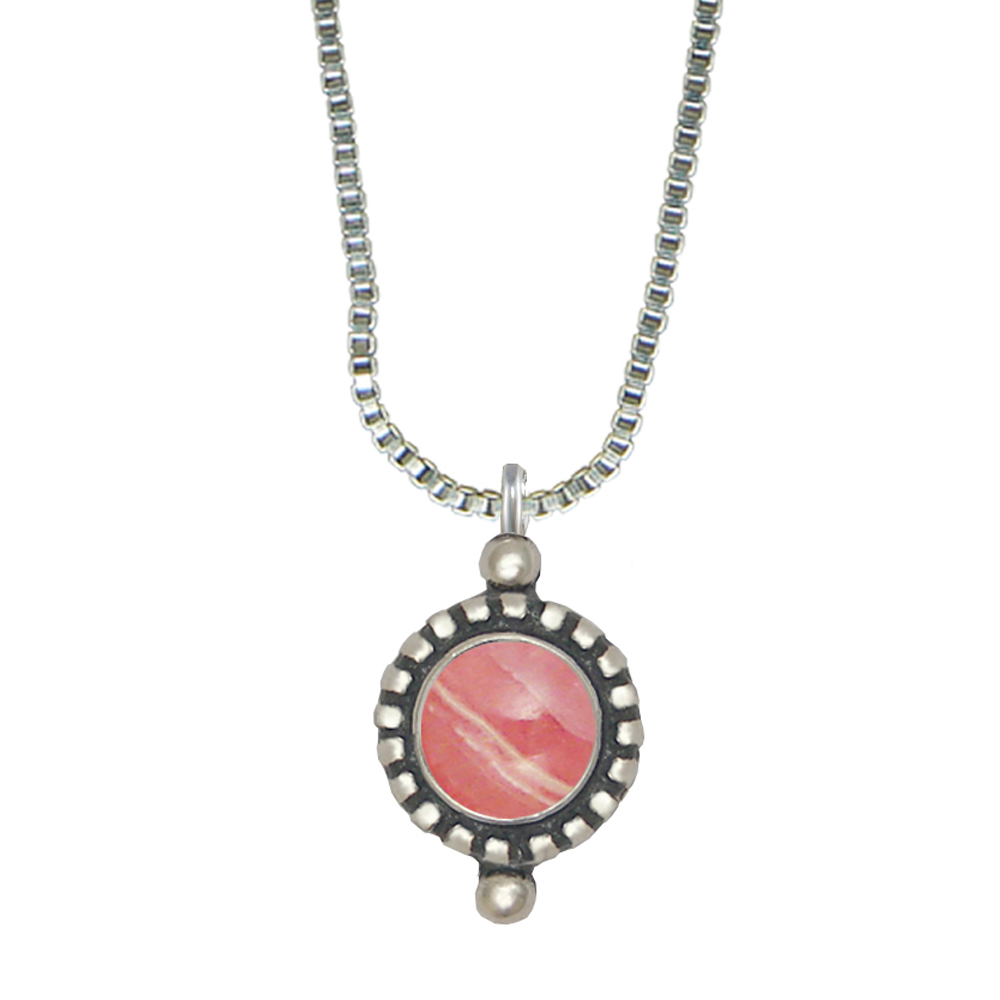 Sterling Silver Little Rhodocrosite Pendant Necklace
